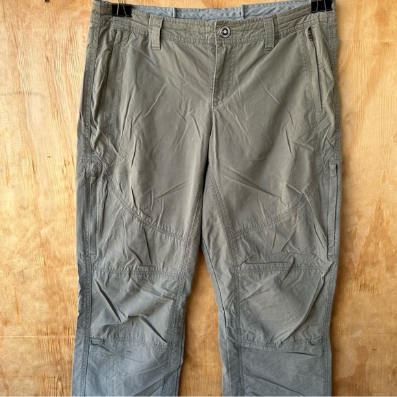 Kuhl Spire Roll Up Hiking Outdoor Pant Green Grey - Picture 3 of 14